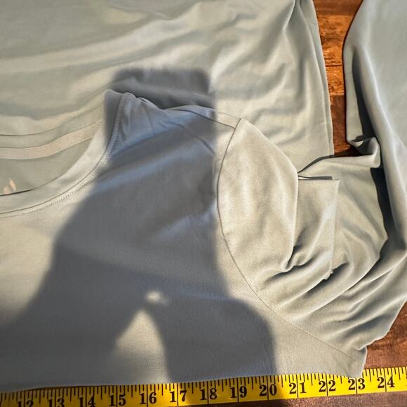 Skechers Womens Activewear Long Sleeve Tops Large Blue/Pink 2 Set Workout Shirts - Picture 3 of 8